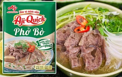 Bí kíp nấu Phở tại nhà ngon như ngoài hàng chỉ với gói gia vị hoàn chỉnh Aji-Quick