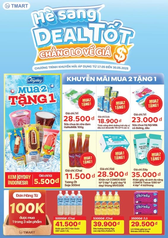 CTKM từ 17/05 - 30/05