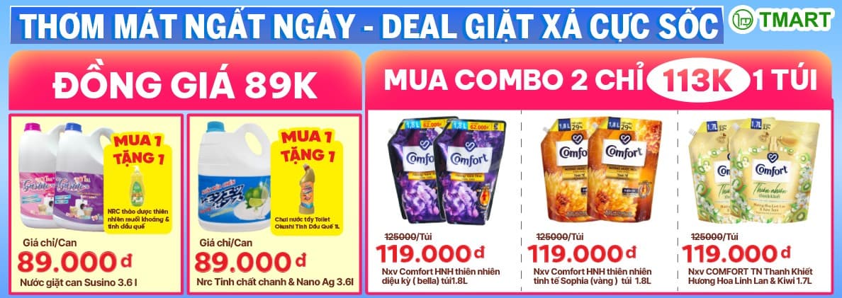 Banner for Bột giặt, nước giặt